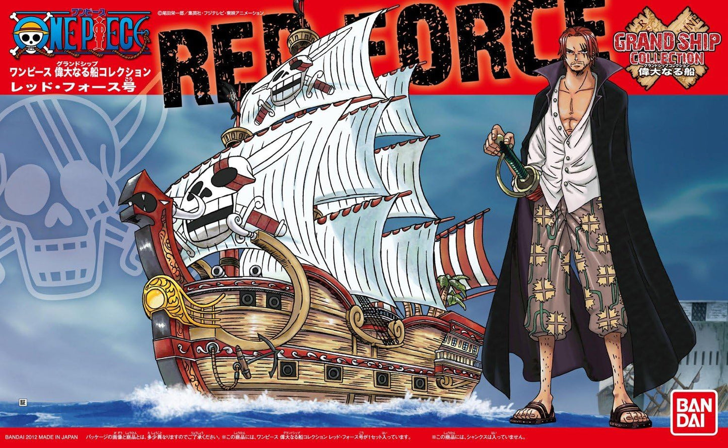 Bandai Hobby One Piece Shanks Red Force Model kit 15cm