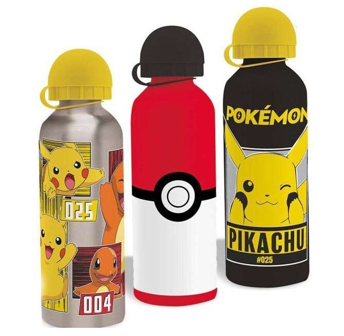 Pokemon Aluminium Flasche 500ml verschiedene Motive
