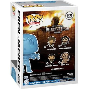 Funko Attack on Titan POP! & Tee Vinyl Figur & T-Shirt Set Eren w/ marks #1321