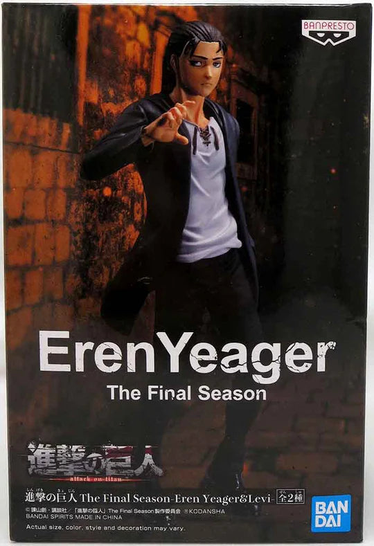 Banpresto Attack on Titan - The Final Season - Eren Yeager Figur