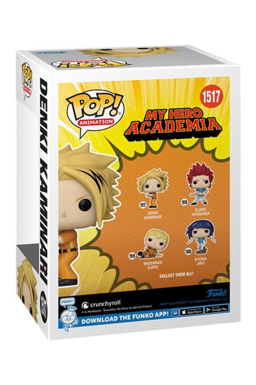 Funko My Hero Academia - Hero League Baseball POP! Animation Vinyl Figur Denki Kaminari #1517