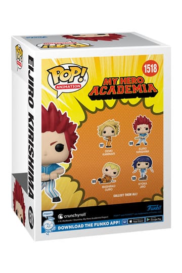 Funko My Hero Academia - Hero League Baseball POP! Animation Vinyl Figur Eijiro Kirishima #1518