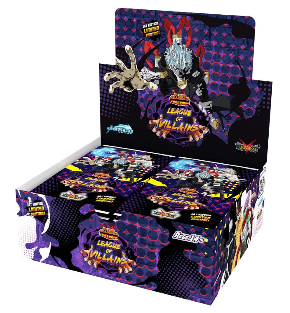 My Hero Academia Trading Cards Booster Packs Serie 4 League of Villains Display (24) *Englische Version*