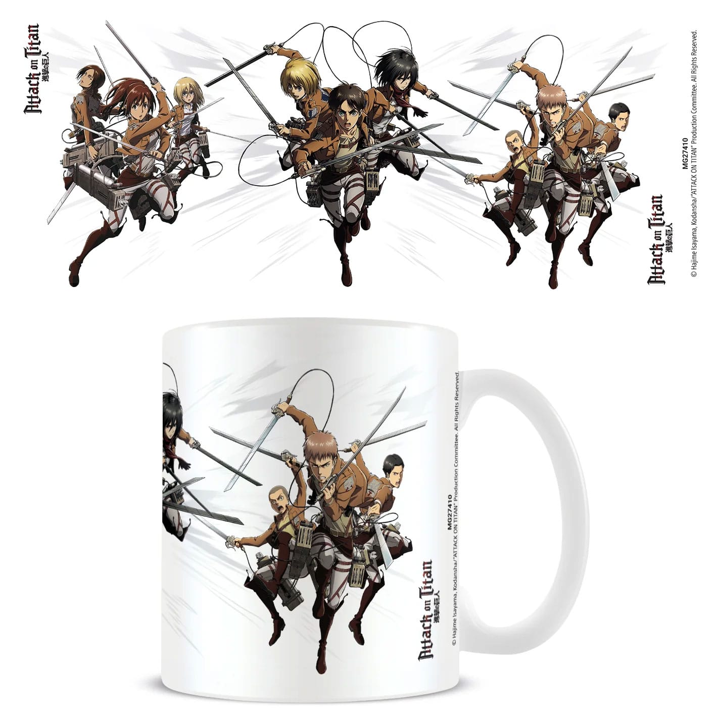 Attack on Titan Tasse Character 320ml