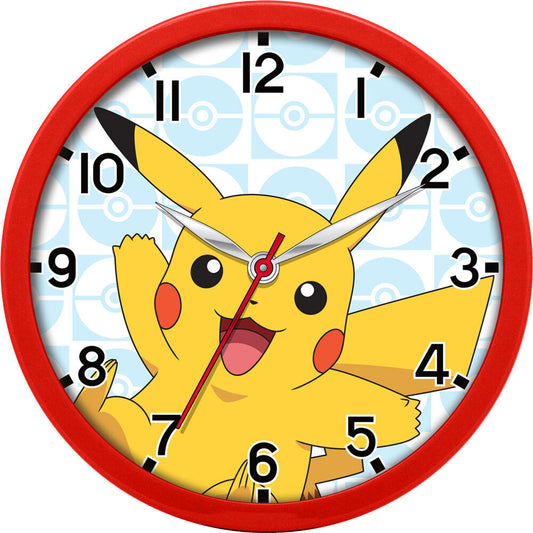 Pokemon Pikachu Wanduhr