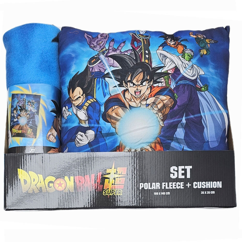 Dragon Ball Super Fleece Decke + Kissen Set