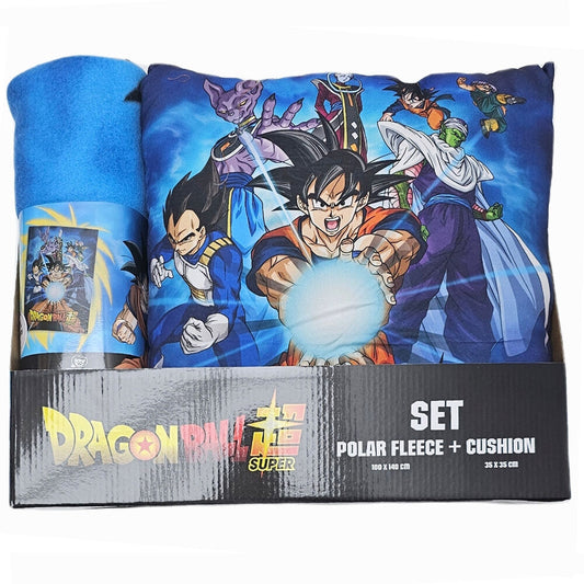 Dragon Ball Super Fleece Decke + Kissen Set