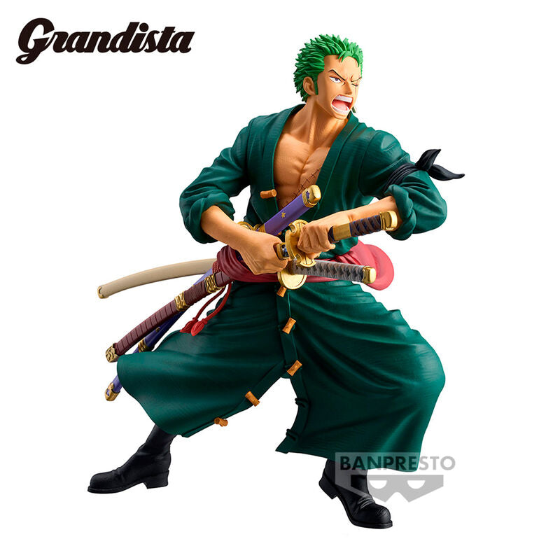 Banpresto One Piece Grandista Roronoa Zoro Figur