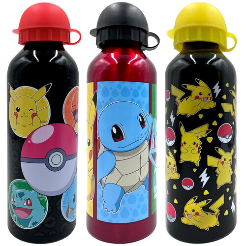 Pokemon Aluminium Flasche 500ml verschiedene Motive