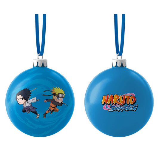 Naruto Shippuden Sasuke & Naruto Chibi Weihnachtskugel / Christmas Ball