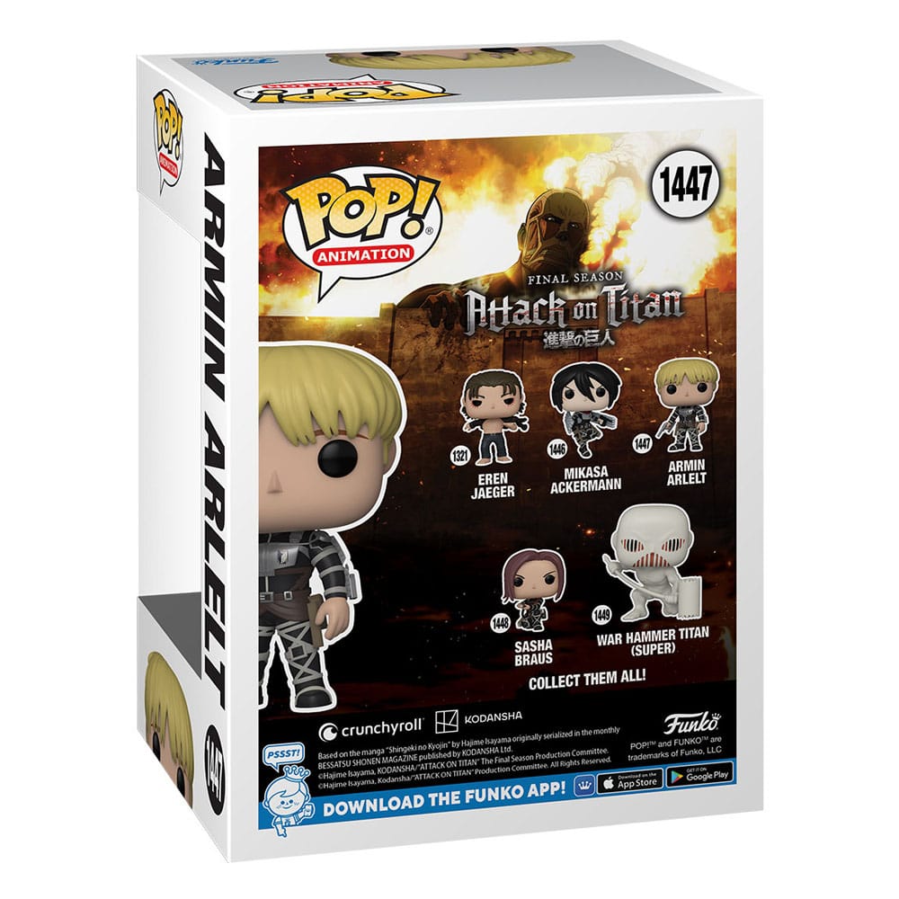 Funko Attack on Titan POP! Animation Armin Arlert #1447