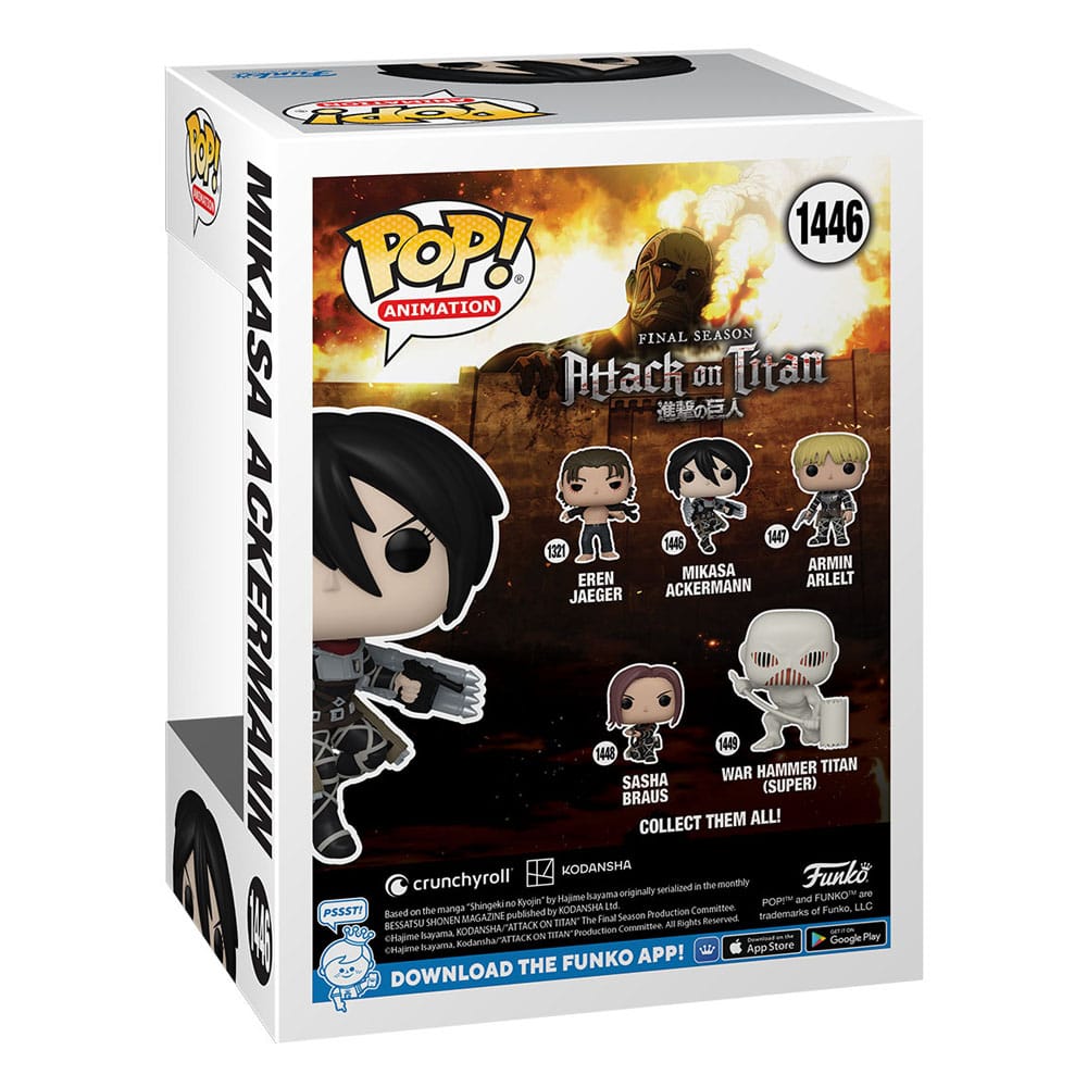 Funko Attack on Titan POP! Animation Mikasa Ackerman #1446