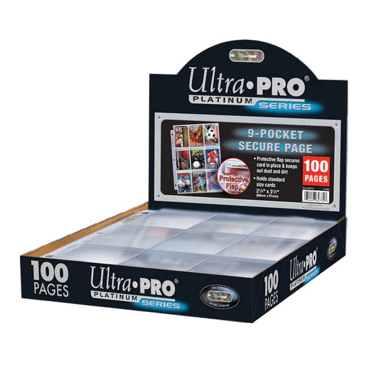 Premium Series 9-Pocket Secure Page für Karten im Standardformat