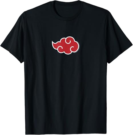 Naruto Shippuden Akatsuki Symbol T-Shirt verschiedene Größen