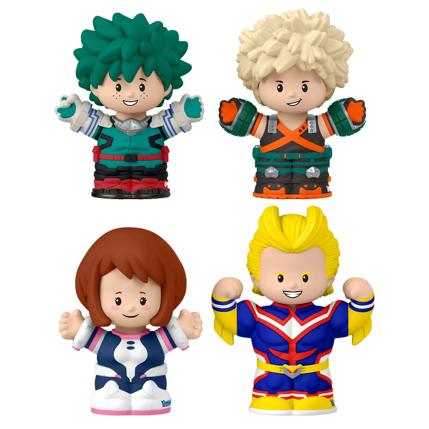 Mattel My Hero Academia Little People Collector Minifiguren 4er-Pack