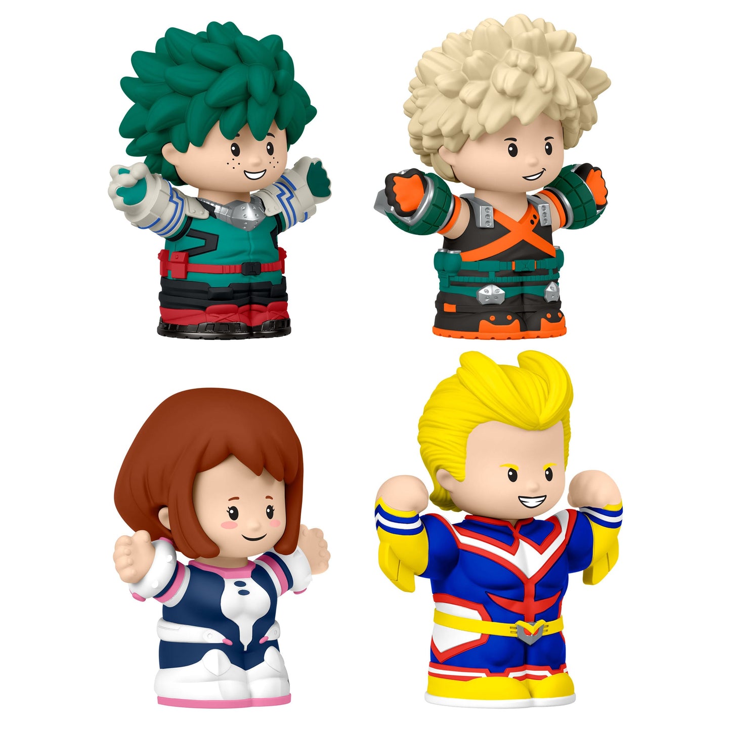 Mattel My Hero Academia Little People Collector Minifiguren 4er-Pack