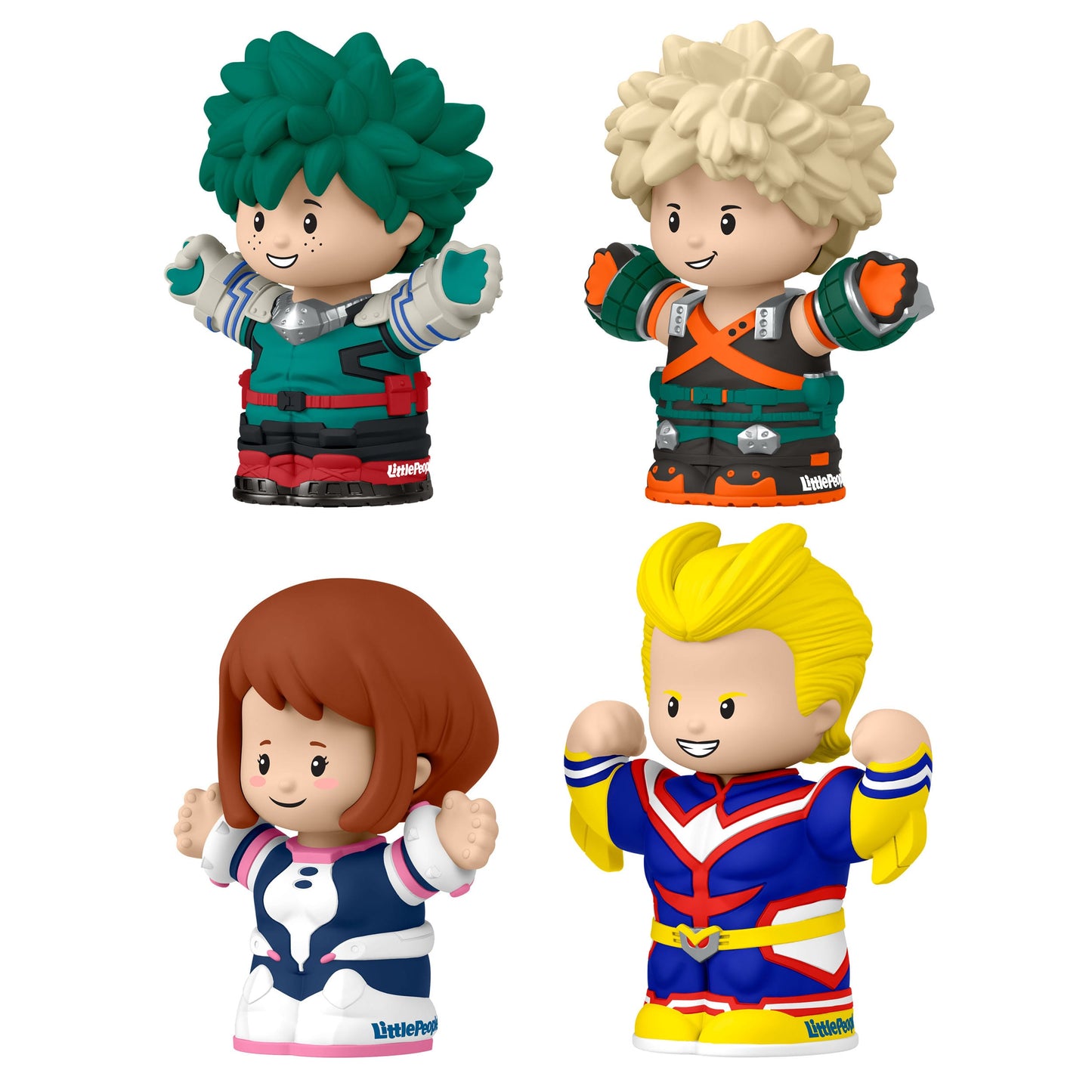 Mattel My Hero Academia Little People Collector Minifiguren 4er-Pack