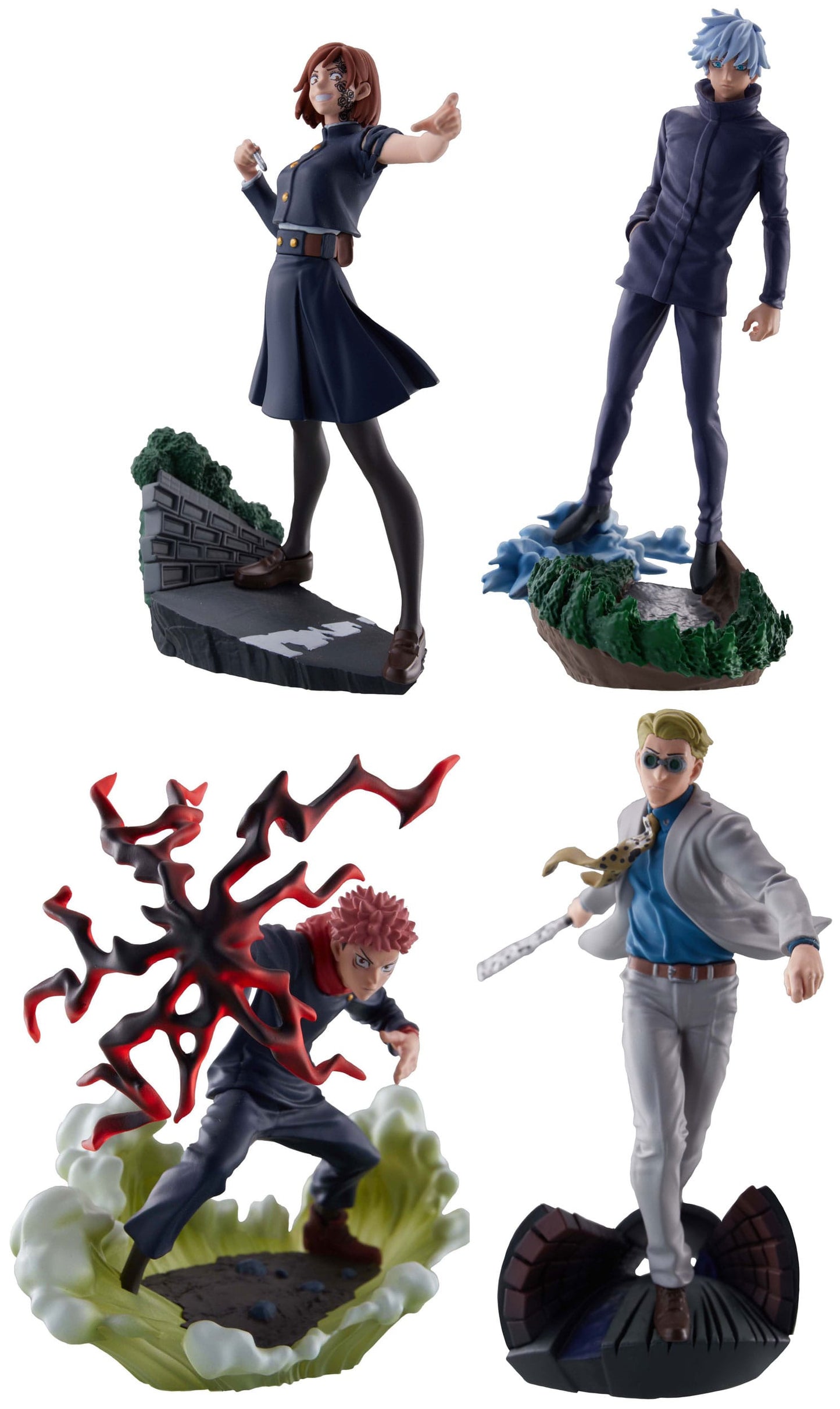 Jujutsu Kaisen Petitrama Series Sammelfiguren 4er-Pack Jujutsu Kaisen Series Vol.2 Set