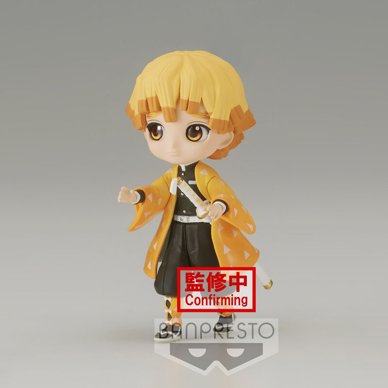 Banpresto Demon Slayer Kimetsu No Yaiba Zenitsu Agatsuma Q Posket Figur