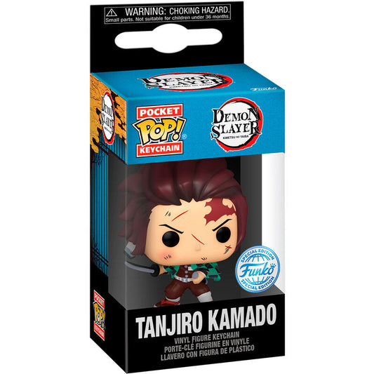 Funko Demon Slayer Kimetsu no Yaiba Tanjiro Kamado Pocket POP Schlüsselanhänger