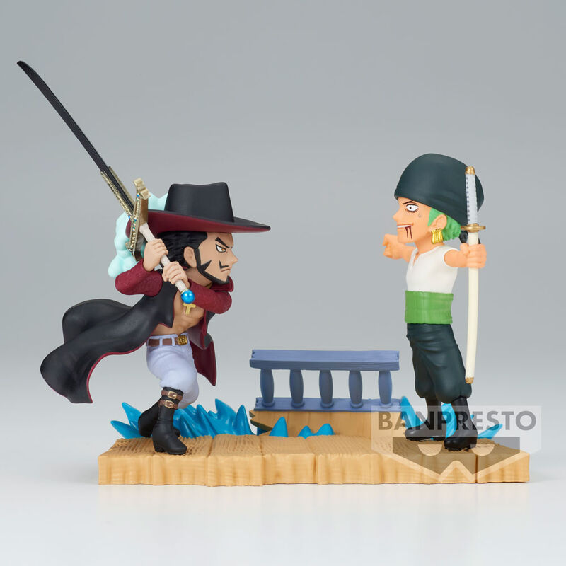 Banpresto One Piece Log Stories Roronoa Zoro VS Dracule Mihawk Figur