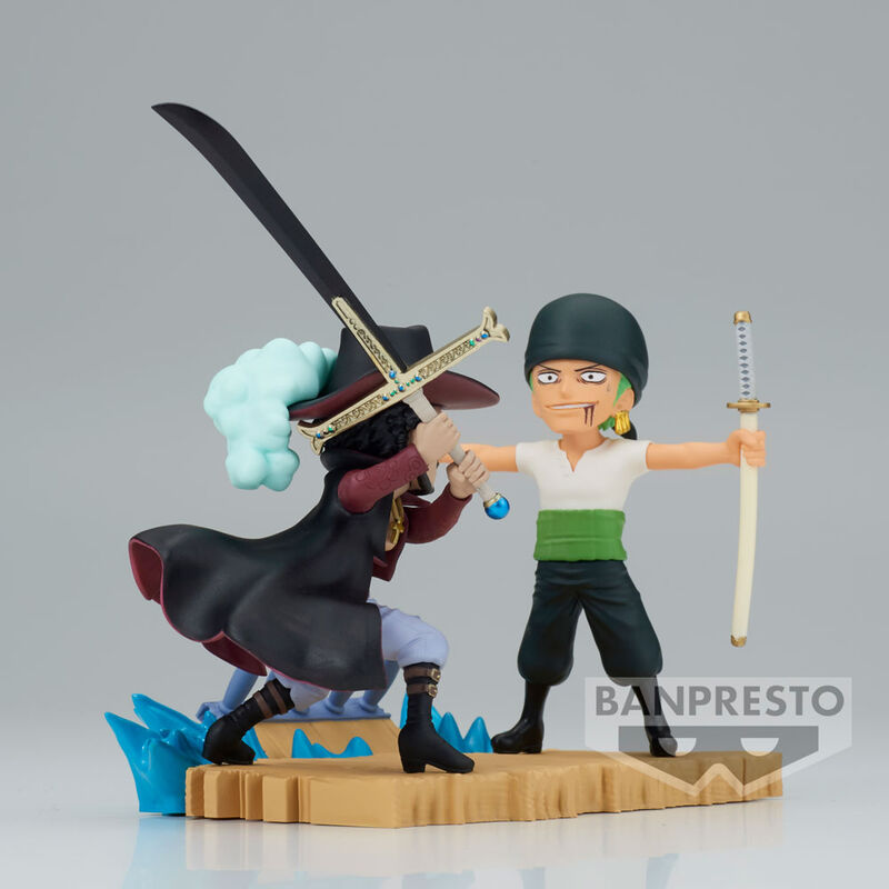 Banpresto One Piece Log Stories Roronoa Zoro VS Dracule Mihawk Figur