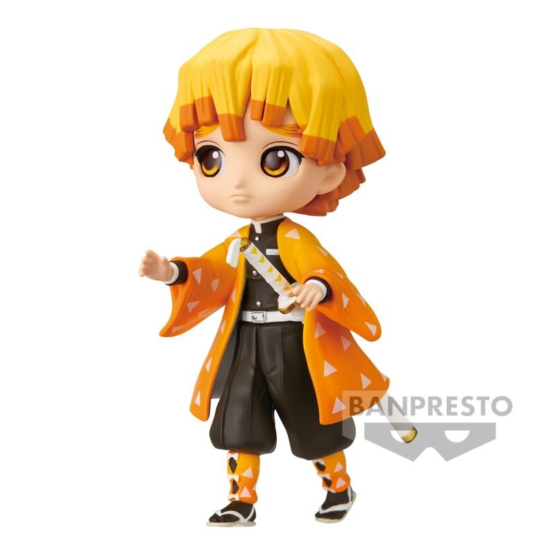 Banpresto Demon Slayer Kimetsu No Yaiba Zenitsu Agatsuma Q Posket Figur