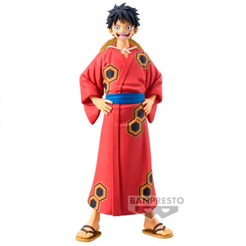 Banpresto One Piece DXF The Grandline Series Monkey D Luffy Wanokuni Yukata Figur