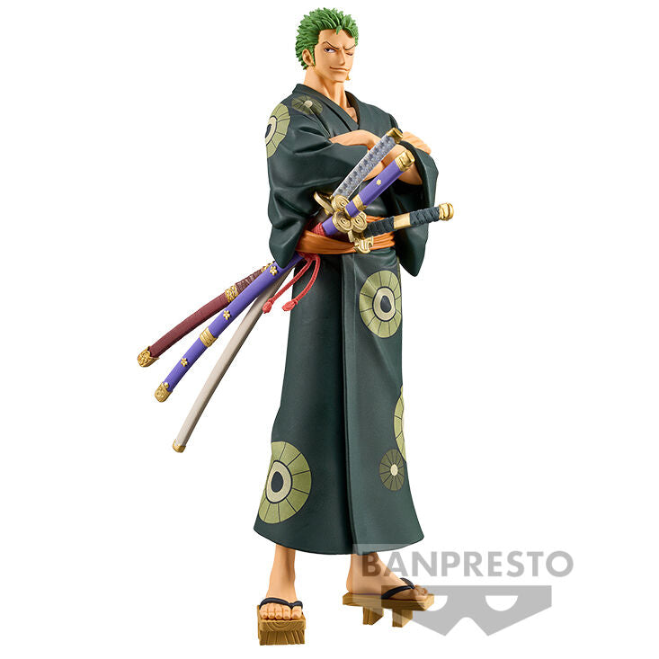 Banpresto One Piece Grandline Series Wanokuni Yukata Silvers Roronoa Zoro Figur