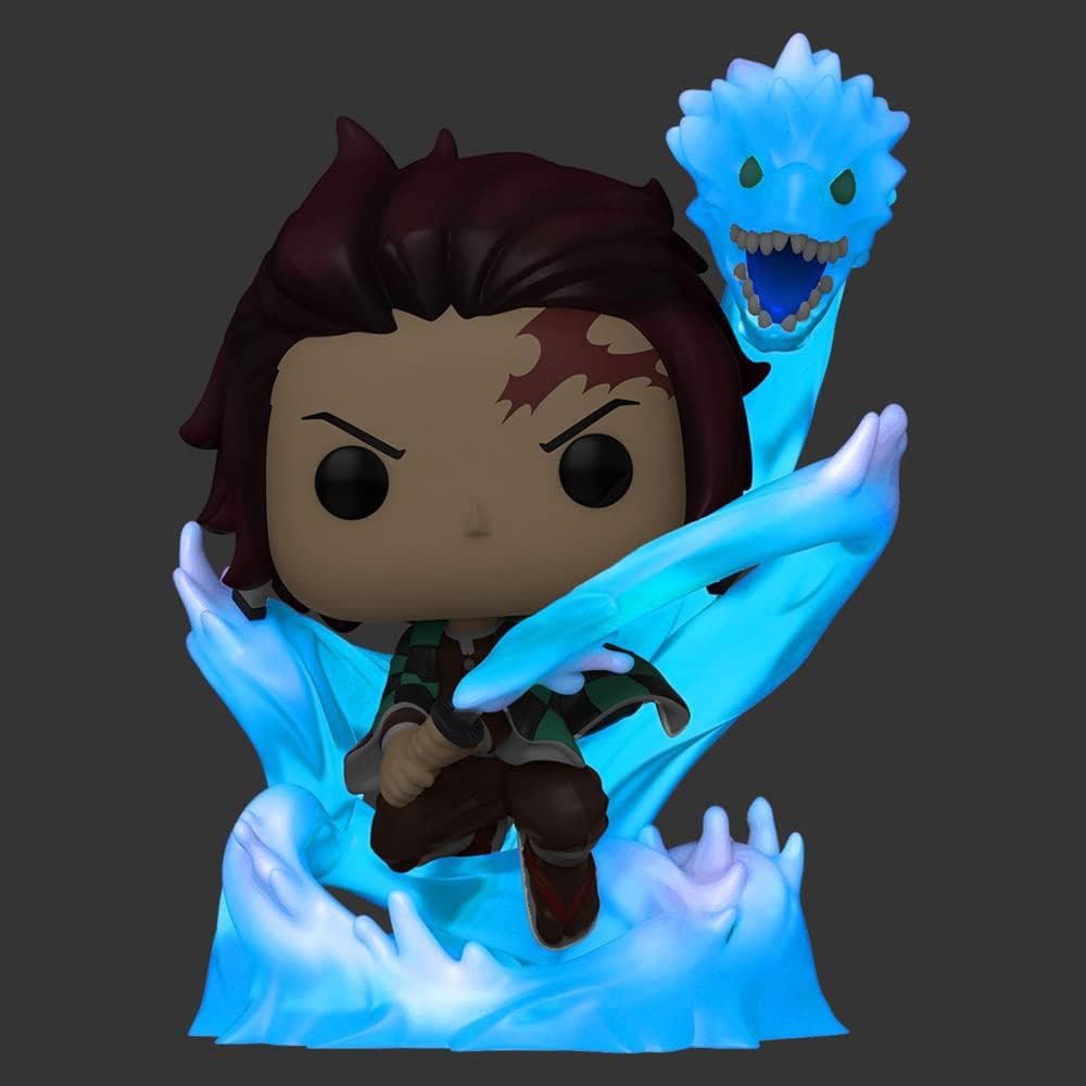 Funko Demon Slayer: Kimetsu no Yaiba POP! Animation Tanjiro W/ Dragon(GW/TRL) #873