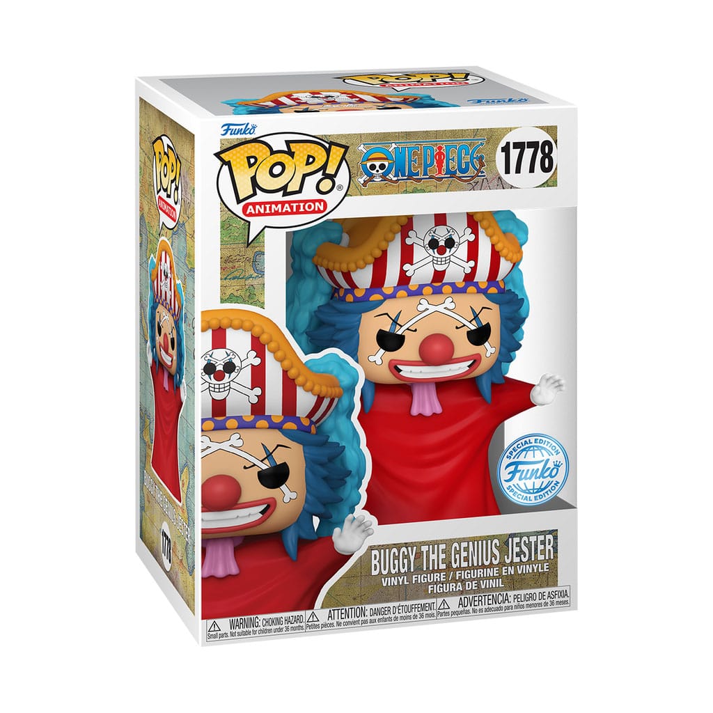 Funko One Piece POP! Animation Buggy (Post Time-Skip) Exclusive #1778
